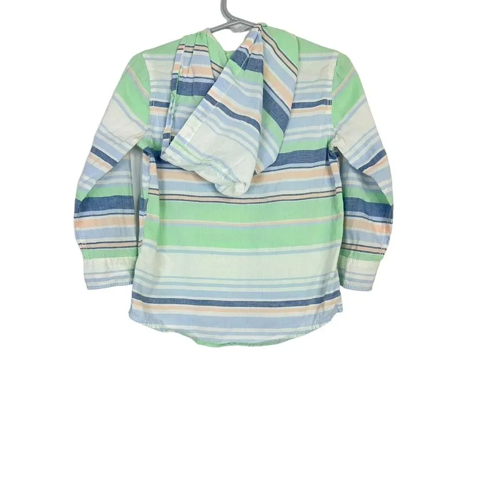 Carter's Oliver & Rain Striped Lightweight Cotton Pants and Shirt Size 2T Boys